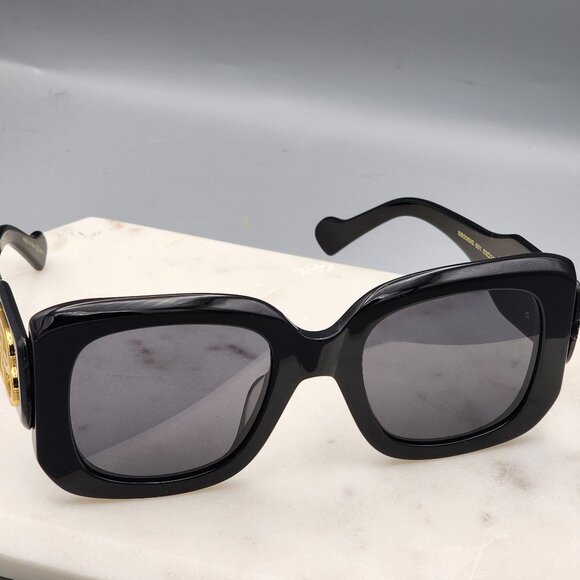 BALENCIAGA BB0069S 001 Women\'s Black Oversized Square Sunglasses 53-23 145 main image 12